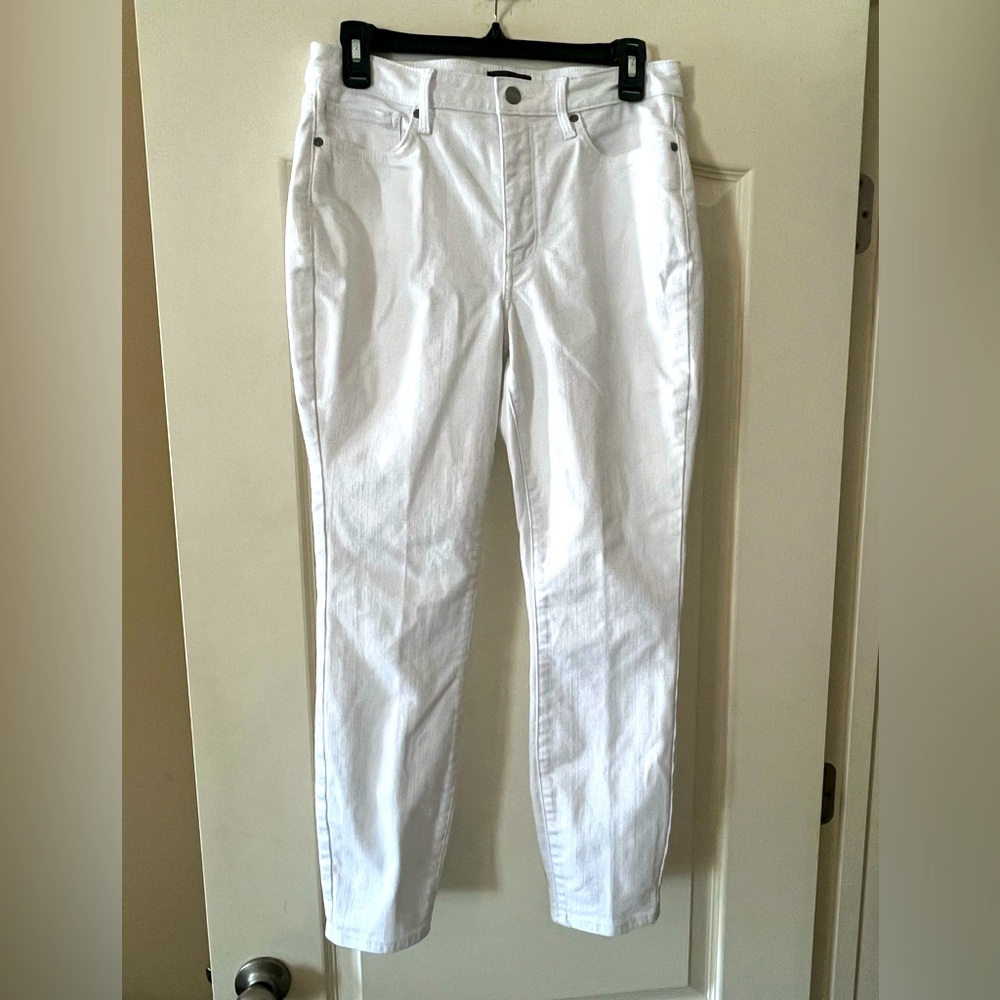 NYDJ Women's White Jeans “Ami Skinny” Lift Tuck Style size 6